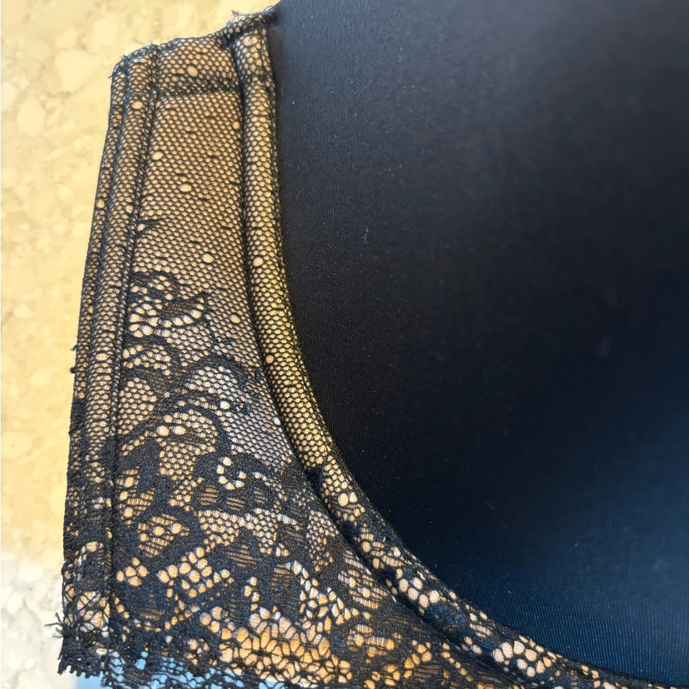 Torrid NWOT NEW Strapless Convertible Underwire Black Lace Bra - Teardrop Jewel - Picture 8 of 11